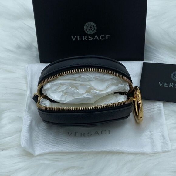 Versace Medusa Keyring Pouch Bag Charm - Picture 4 of 8